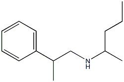 pentan-2-yl(2-phenylpropyl)amine Structure