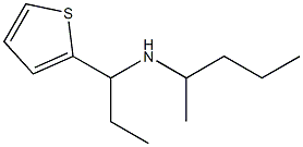 pentan-2-yl[1-(thiophen-2-yl)propyl]amine Structure