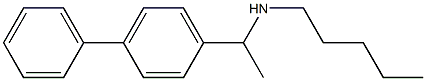 pentyl[1-(4-phenylphenyl)ethyl]amine Structure