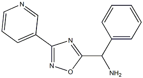 phenyl[3-(pyridin-3-yl)-1,2,4-oxadiazol-5-yl]methanamine 구조식 이미지