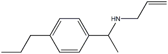 prop-2-en-1-yl[1-(4-propylphenyl)ethyl]amine Structure