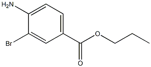 propyl 4-amino-3-bromobenzoate 구조식 이미지