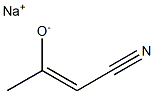 sodium 1-cyanoprop-1-en-2-olate 구조식 이미지