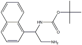 tert-butyl 2-amino-1-(1-naphthyl)ethylcarbamate 구조식 이미지