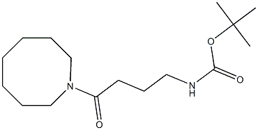 tert-butyl N-[4-(azocan-1-yl)-4-oxobutyl]carbamate 구조식 이미지