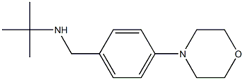 tert-butyl({[4-(morpholin-4-yl)phenyl]methyl})amine Structure