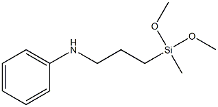 N-(3-Methyldimethoxysilylpropyl)aniline Structure