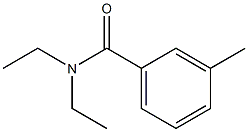 N,N-Diethyl-3-tolyamide Structure