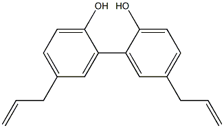 2-(2-hydroxy-5-prop-2-enyl-phenyl)-4-prop-2-enyl-phenol Structure