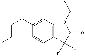 Ethyl (4-Butylphenyl)difluoroacetate Structure