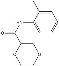 1,4-Dioxin-2-carboxamide,  5,6-dihydro-N-(2-methylphenyl)- 구조식 이미지