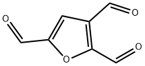 2,3,5-Furantricarboxaldehyde 구조식 이미지