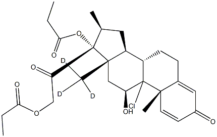 Beclomethasone-d3 Structure