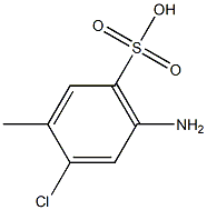 2-Chloro-4-Amino  Toluene-5-Sulphonic  Acid Structure