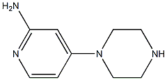 4-Piperazin-1-ylpyridin-2-amine Structure