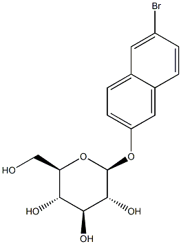 6-BROMO-2-NAPHTHYL-B-D-GLUCOPYRANOSIDE extrapure 구조식 이미지