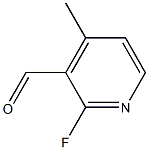 2-Fluoro-3-formyl-4-methylpyridine 구조식 이미지