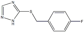 5-[(4-fluorobenzyl)sulfanyl]-1H-1,2,4-triazole Structure