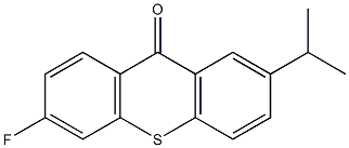 6-fluoro-2-isopropyl-9H-thioxanthen-9-one 구조식 이미지