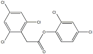 2,4-dichlorophenyl (2,4,6-trichlorophenyl)acetate 구조식 이미지