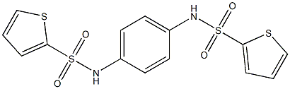 N-{4-[(2-thienylsulfonyl)amino]phenyl}-2-thiophenesulfonamide Structure