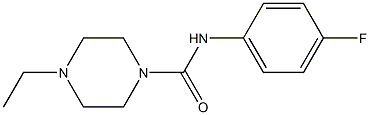 4-ethyl-N-(4-fluorophenyl)-1-piperazinecarboxamide 구조식 이미지