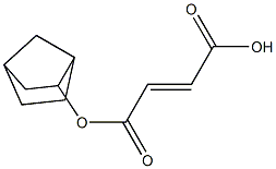 4-(bicyclo[2.2.1]hept-2-yloxy)-4-oxo-2-butenoic acid 구조식 이미지