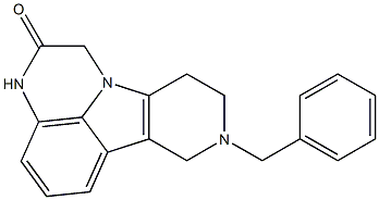 8-benzyl-7,8,9,10-tetrahydro-1H-pyrido[3',4':4,5]pyrrolo[1,2,3-de]quinoxalin-2(3H)-one Structure