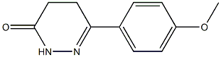 6-(4-methoxyphenyl)-4,5-dihydropyridazin-3(2H)-one 구조식 이미지