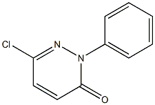 6-chloro-2-phenyl-3(2H)-pyridazinone 구조식 이미지