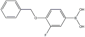 3-fluoro-4-((phenylmethyl)oxy)phenylboronic acid Structure