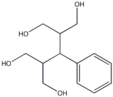 2,4-bis(hydroxymethyl)-3-phenyl-1,5-pentanediol 구조식 이미지