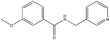 3-methoxy-N-(3-pyridinylmethyl)benzamide 구조식 이미지