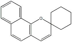 spiro(2H-benzo[h]chromene-2,1'-cyclohexane) 구조식 이미지