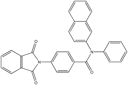4-(1,3-dioxo-1,3-dihydro-2H-isoindol-2-yl)-N-(2-naphthyl)-N-phenylbenzamide Structure
