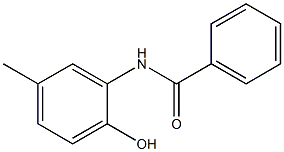 N-(2-hydroxy-5-methylphenyl)benzamide 구조식 이미지