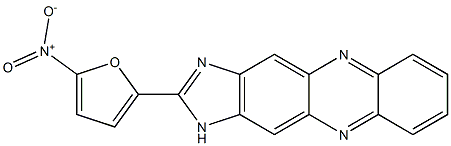 2-{5-nitro-2-furyl}-1H-imidazo[4,5-b]phenazine Structure