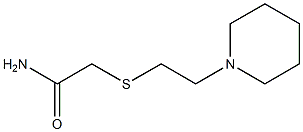 2-{[2-(1-piperidinyl)ethyl]sulfanyl}acetamide Structure