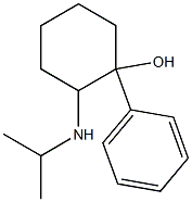 2-(isopropylamino)-1-phenylcyclohexanol Structure