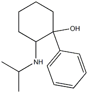 2-(isopropylamino)-1-phenylcyclohexanol 구조식 이미지