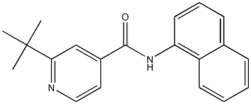 2-tert-butyl-N-(1-naphthyl)isonicotinamide Structure