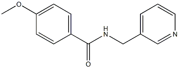 4-methoxy-N-(3-pyridinylmethyl)benzamide 구조식 이미지