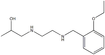 1-({2-[(2-ethoxybenzyl)amino]ethyl}amino)-2-propanol Structure