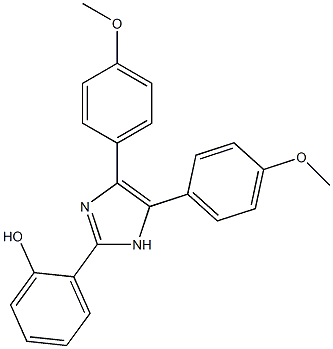 2-[4,5-bis(4-methoxyphenyl)-1H-imidazol-2-yl]phenol Structure