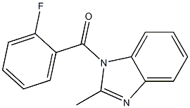 1-(2-fluorobenzoyl)-2-methyl-1H-benzimidazole Structure