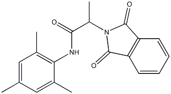 2-(1,3-dioxo-1,3-dihydro-2H-isoindol-2-yl)-N-mesitylpropanamide 구조식 이미지