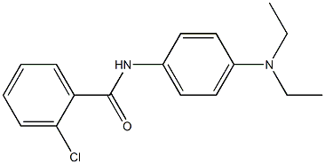2-chloro-N-[4-(diethylamino)phenyl]benzamide Structure