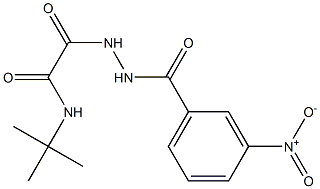 N-(tert-butyl)-2-(2-{3-nitrobenzoyl}hydrazino)-2-oxoacetamide Structure