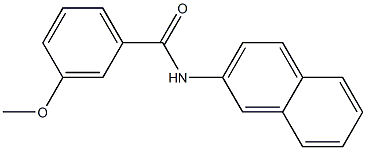 3-methoxy-N-(2-naphthyl)benzamide 구조식 이미지