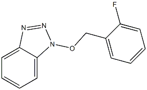 1-[(2-fluorobenzyl)oxy]-1H-1,2,3-benzotriazole Structure